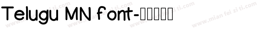Telugu MN font字体转换